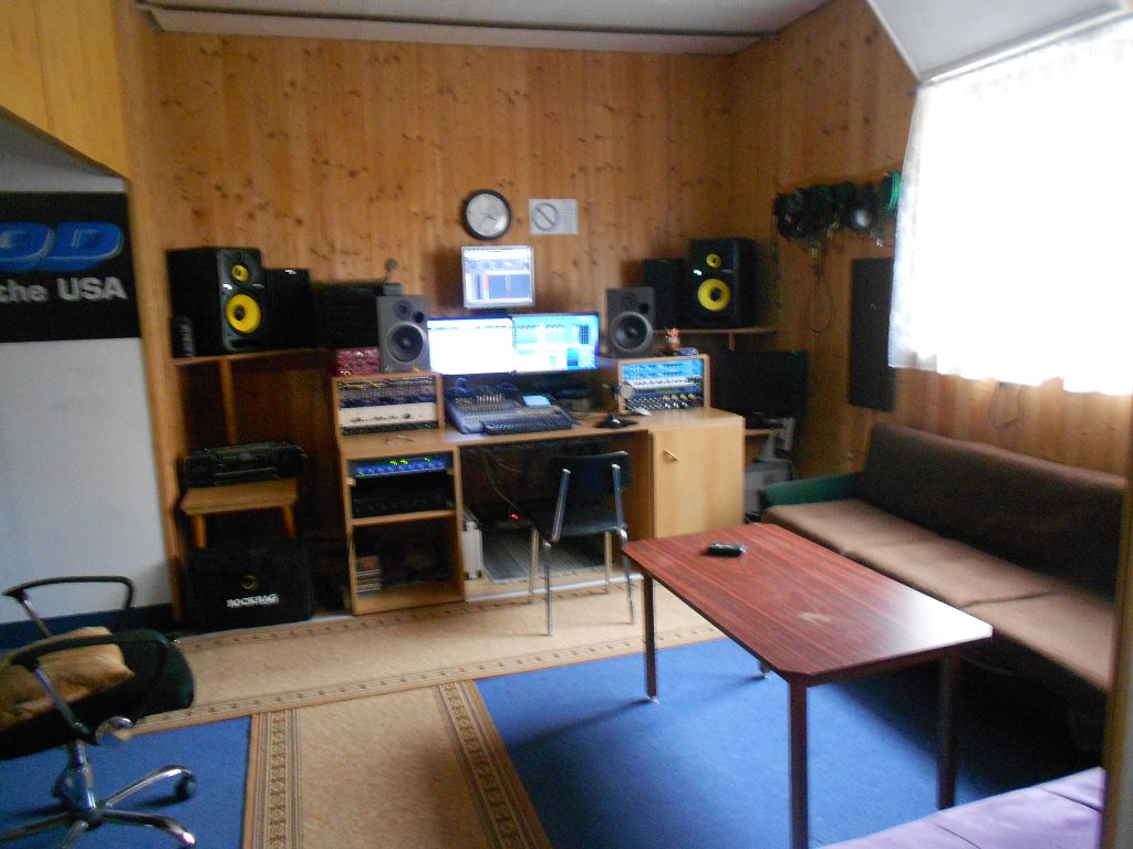 Nahrávací kabina studia Accent